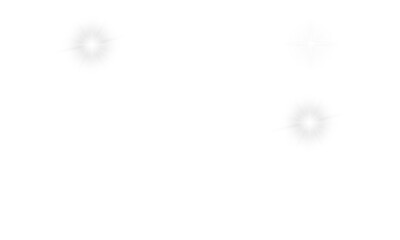 Bright white spotlight sparkle. PNG stadium lighting glow effect. Vector transparent sunlight lens...