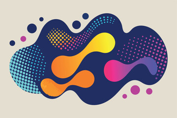 vector illustration of an abstract colorful background