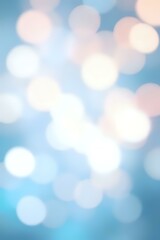 Fototapeta premium Soft Pastel Bokeh Light Abstract in Blue and Peach