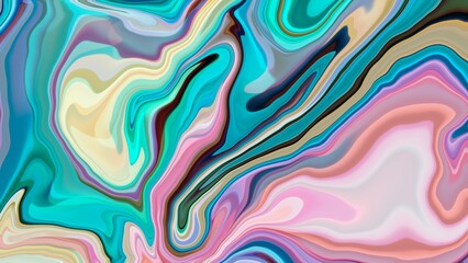 Modern Abstract Liquid Marble Background 