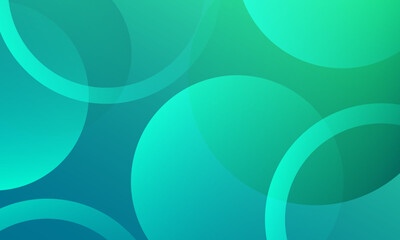 Abstract blue background with circles. Vector illustration