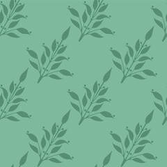 seamless pattern with leaves