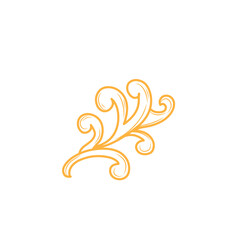 handdrawn vintage flourishes