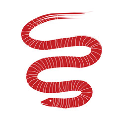 red snake doodle illustration (20250611104252).eps