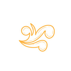 Obraz premium handdrawn vintage flourishes