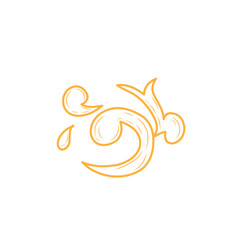 Obraz premium handdrawn vintage flourishes