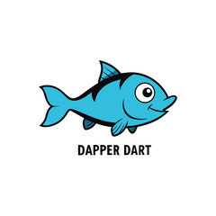 Obraz premium vector illustration of a fish