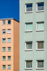 typical apartment house in austria
