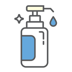 Dispenser for hand wash purpose in outline style