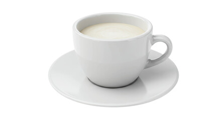 Isolated Cup of Milk