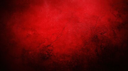 A textured, dark red surface with cracks and subtle variations, evoking a dramatic and intense atmosphere.