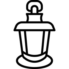 Lantern Line Icon