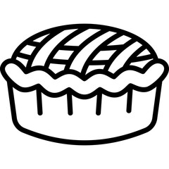 Pie Line Icon