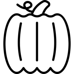Pumpkin Line Icon