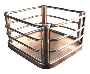 Boxing ring , isolated on transparent background, png