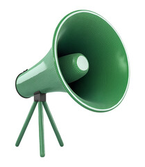 3d megaphone , isolated on transparent background, png