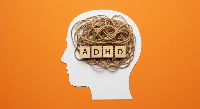 ADHD brain tangled thoughts needing unraveling understanding support hope