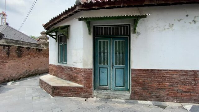 An old building that has an antique impression in the Kotagede area, Yogyakarta, Indonesia