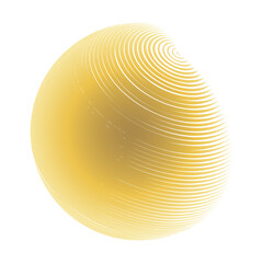 Contemporary set of halftone rounded 3d figures.