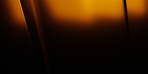 3d rendering of gold black abstract geometric background. Scene for advertising design, technology, showcase, banner, game, sport, cosmetic, business, food. Sci-Fi Illustration. Product display