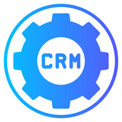 crm system gradient icon