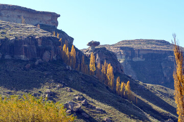 Mushroom rock on the Canniball Cave trail at St.. Ford