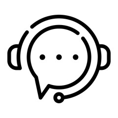 customer service line icon