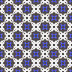  Flora seamless geometric pattern