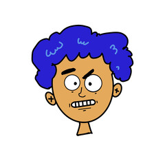 funny cartoon man