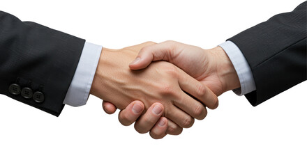 Isolated Business Handshake