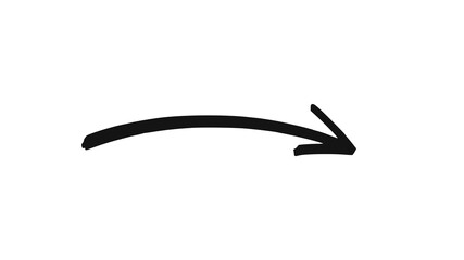 Arrow, white, doodle, scribble, marker in a hand-drawn style. PNG with transparent background, perfect for notes, sketch overlays, creative design. Great PNG asset for Overlay effects