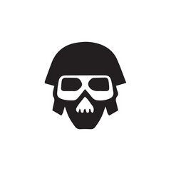 skull with sunglasses vector illustration 