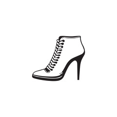 high heels shoe vector illustration 