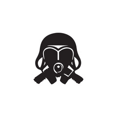 gas mask vector illustration 
