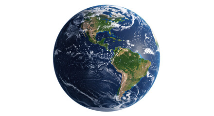 Isolated Planet Earth