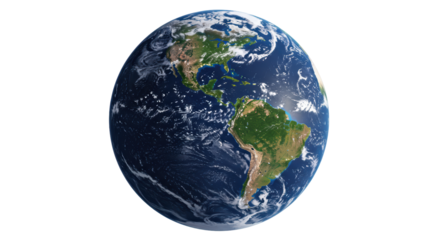 Isolated Planet Earth