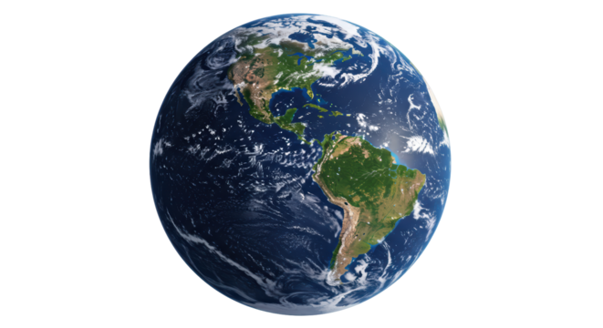 Isolated Planet Earth