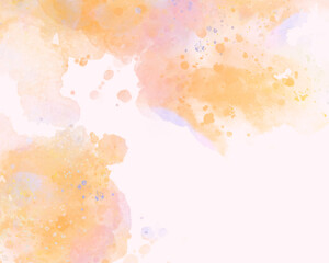 Seamless colorful watercolor splash abstract illustration for wallpaper background, work art or template