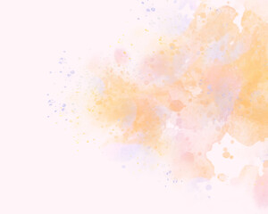 Seamless colorful watercolor splash abstract illustration for wallpaper background, work art or template