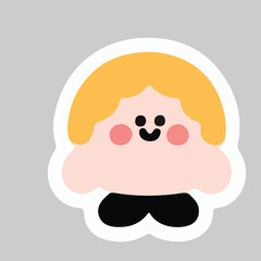 Adorable Cartoon Character Illustration