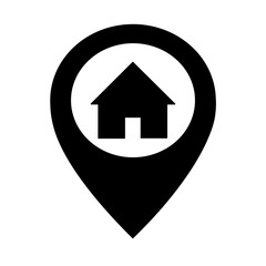 home location icon vector