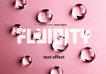 Drops Text Effect