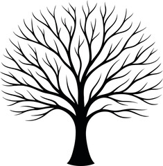 Obraz premium Tree SVG Cut Files for Cricut & Silhouette