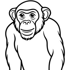 Bobcat line art vector