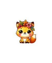 Happy, cute, and fun cartoon animal illustrations with a lovable baby tiger character