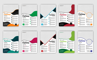 Clean and professional Corporate Real Estate Flyer template design set. It is suitable for any project purpose and all types of business.