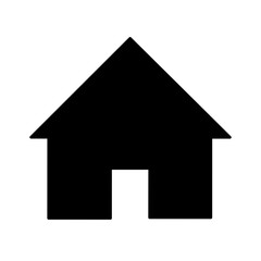 web home icon silhouette vector