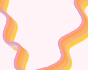 Abstract yellow and orange gradation color illustration for wallpaper background or template