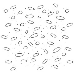 Organic Shapes and Dots Pattern