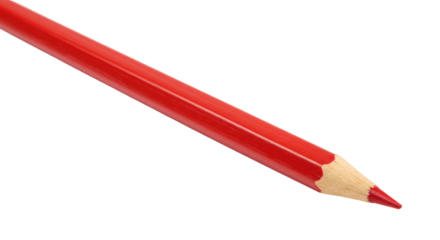 Isolated Red Crayon